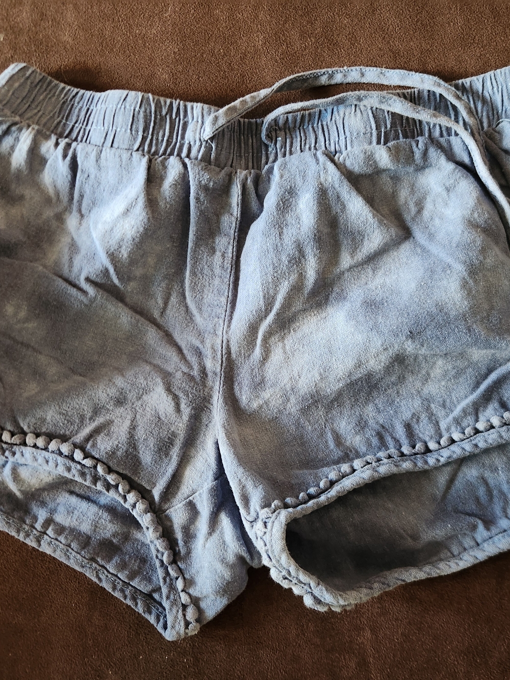 Aeropostale Light Blue Drawstring Athletic Shorts
